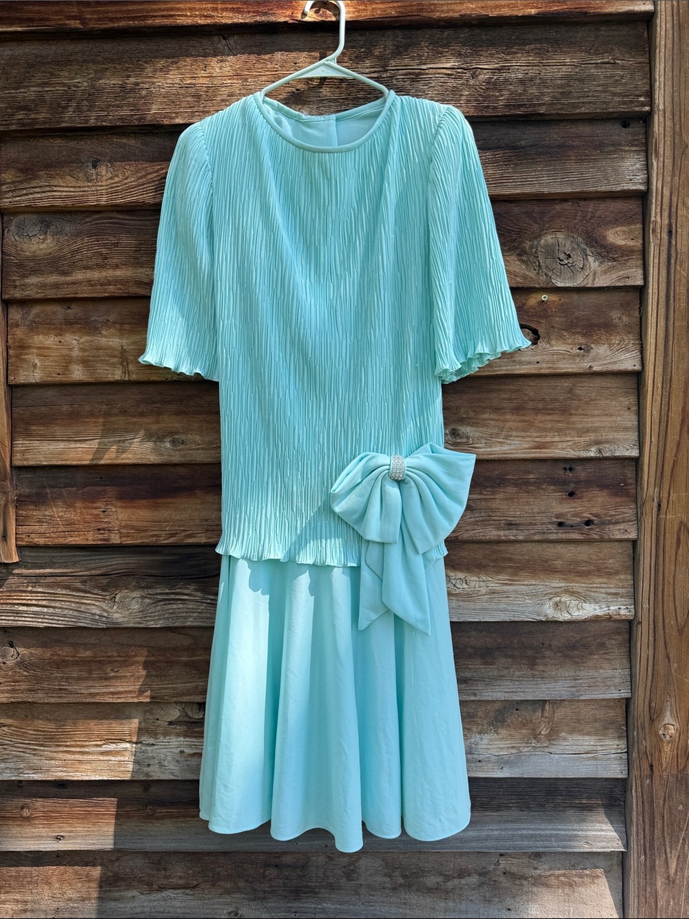 After dark vintage dress with shoulder pads